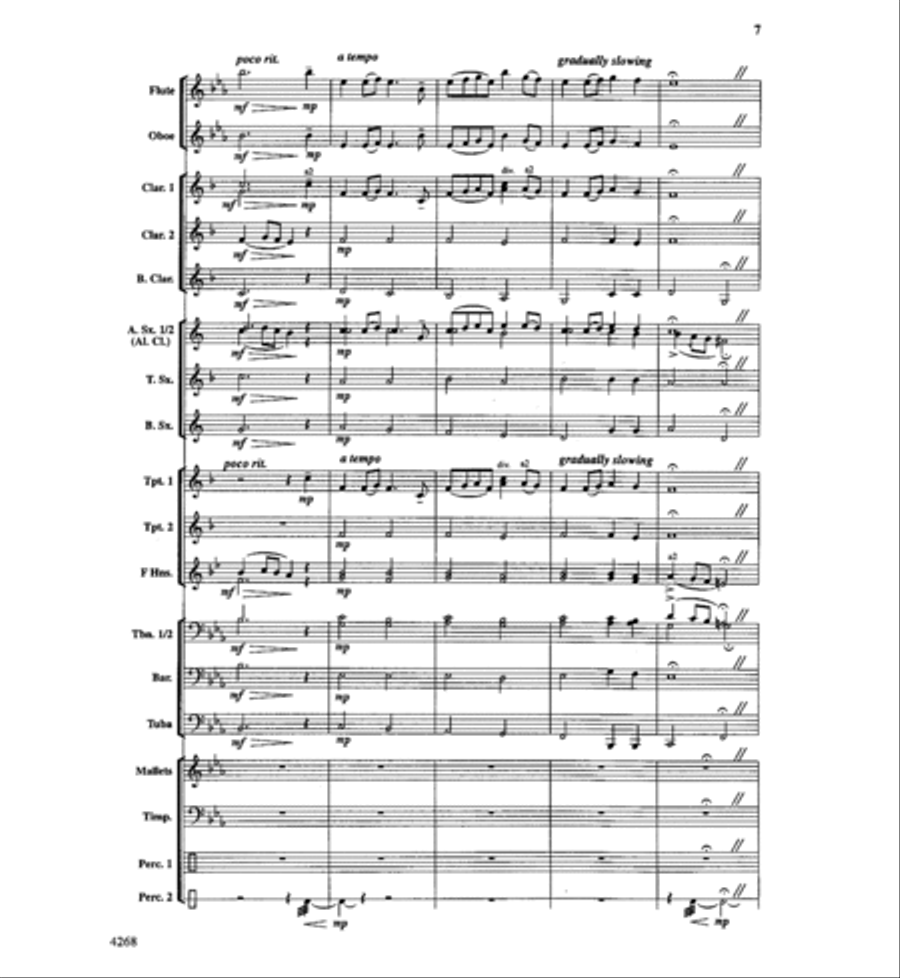 Winchester Chronicles Winchester Chronicles Concert Band scores gallery preview page 6