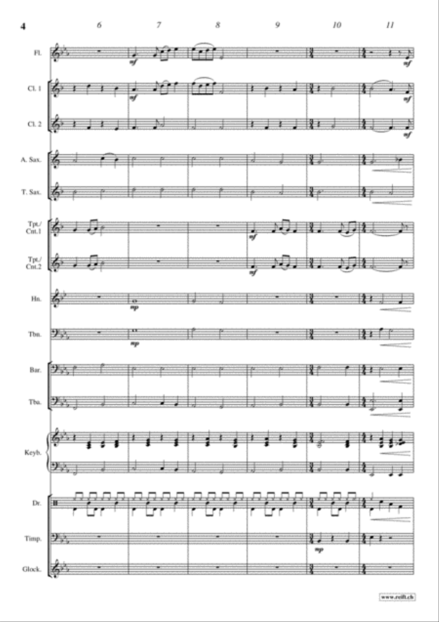 First Rendez-Vous Concert Band scores gallery preview page 5