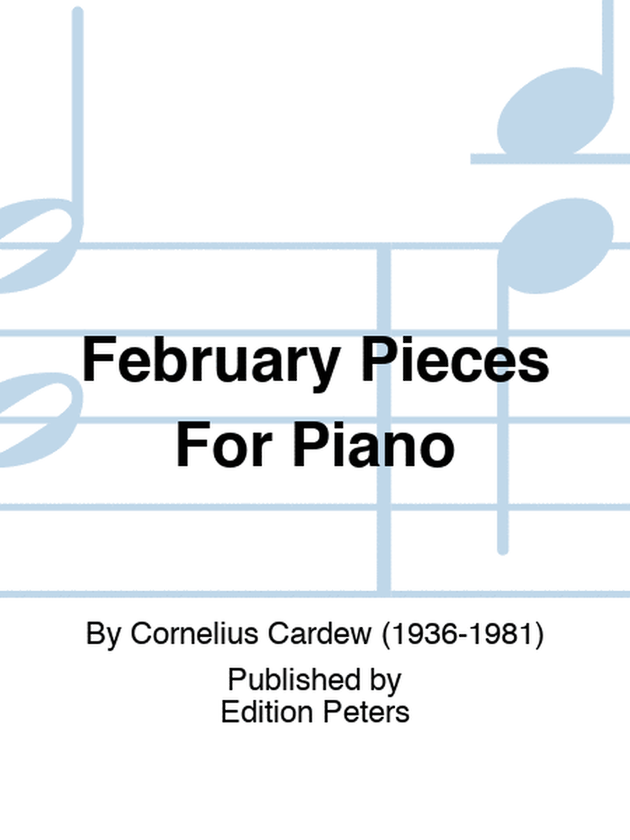 February Pieces For Piano