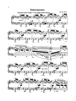 Brahms: Three Intermezzi, Op. 117