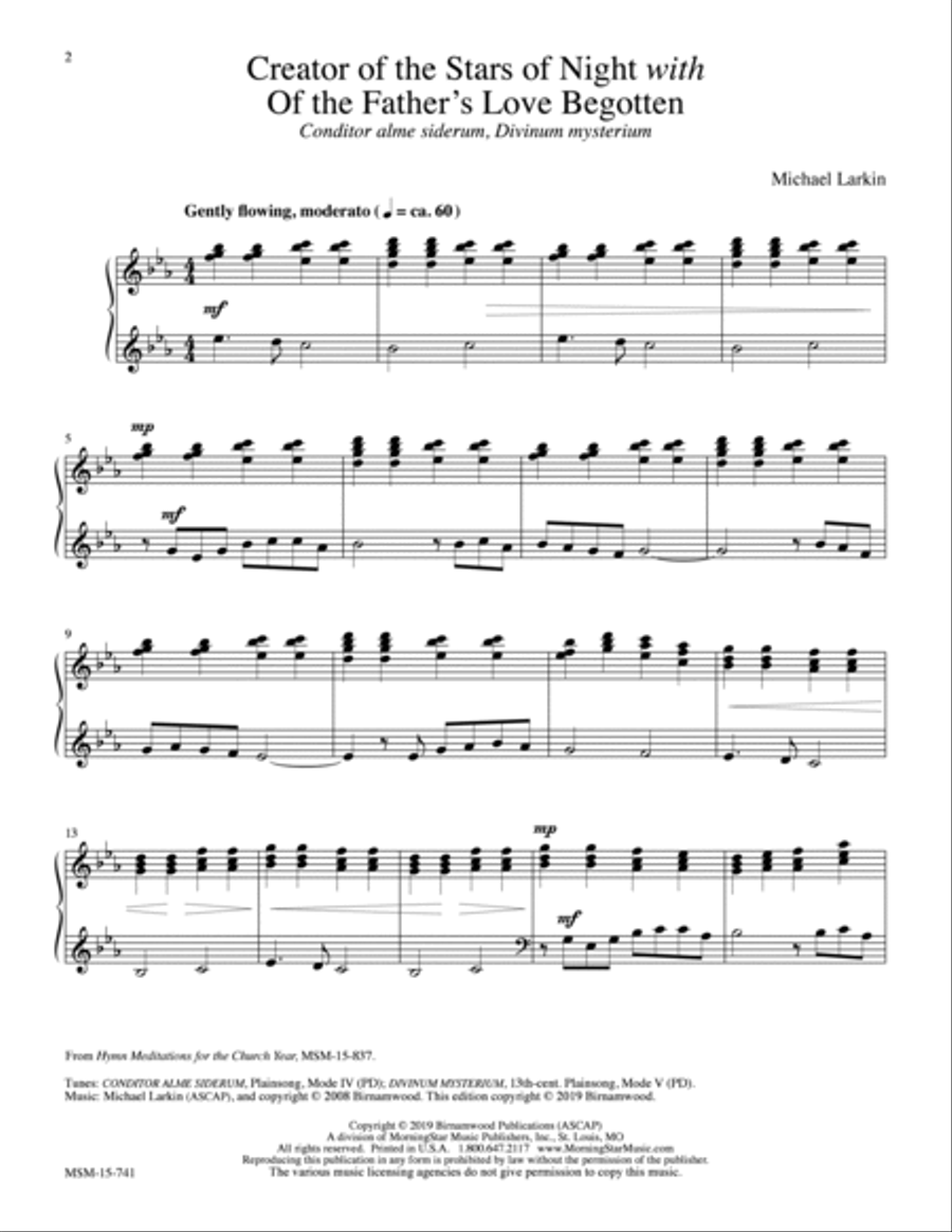 Amid the Cold of Winter Amid the Cold of Winter Piano Solo scores gallery preview page 2