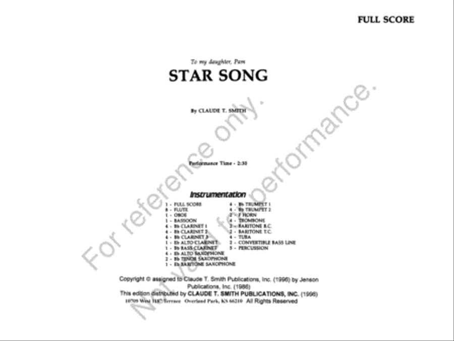 Star Song Concert Band scores gallery preview page 2