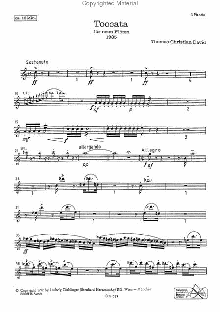 Toccata Flute scores gallery preview page 2