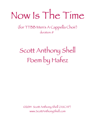 Now Is the Time (Poem by Hafez)