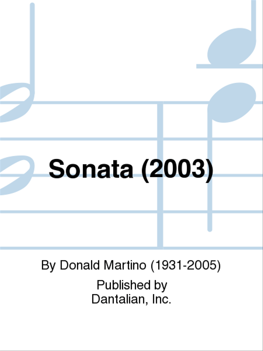 Sonata (2003) Sonata (2003) Violin Solo scores gallery preview page 1