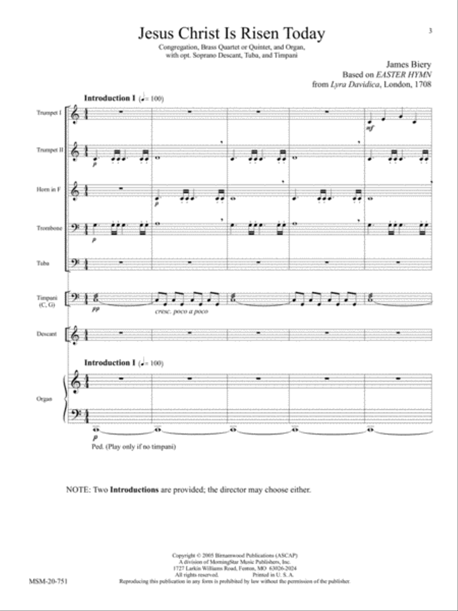 Festive Hymn Settings for Congregational Singing Set 2: Easter/General Choir scores gallery preview page 3