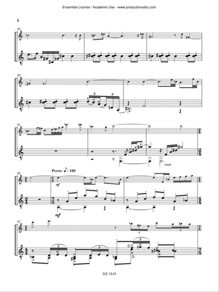 The Way of my Senses The Way of my Senses Flute scores gallery preview page 4