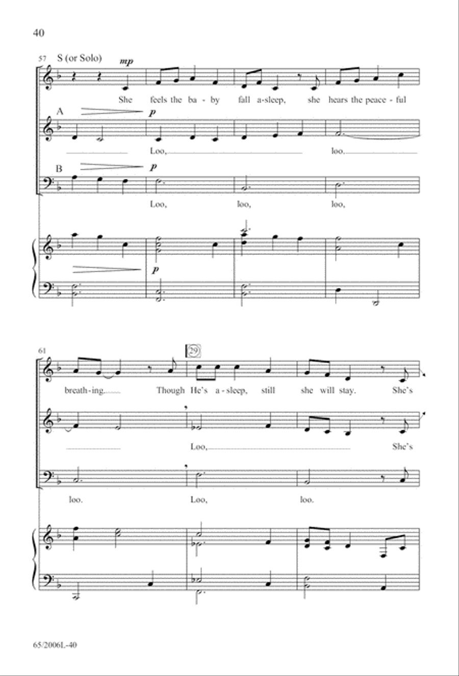 I Hear the Prophet Callin' 3-Part scores gallery preview page 41