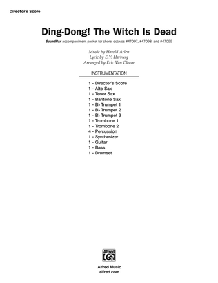 Book cover for Ding-Dong! The Witch Is Dead: Score
