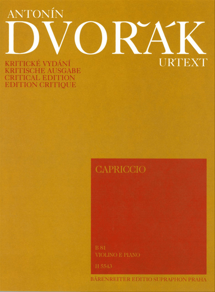 Capriccio Violin Solo scores gallery preview page 1