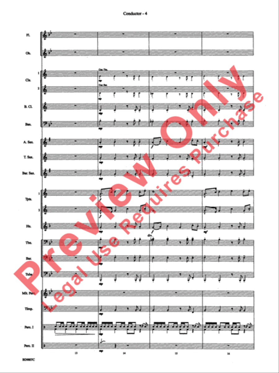 Fields of Kent Concert Band scores gallery preview page 6