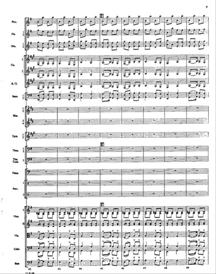 The Nutcracker Ballet: Mother Ginger Orchestra scores gallery preview page 8