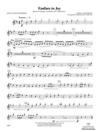 Fanfare to Joy: 2nd E-flat Alto Saxophone