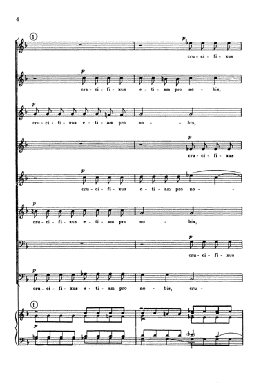 Crucifixus Divisi scores gallery preview page 4