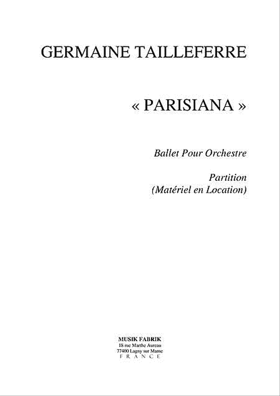 Parisiana Harp scores gallery preview page 1
