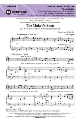 The Maker's Song
