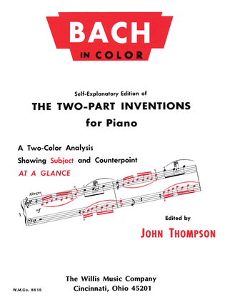 Book cover for Bach in Color