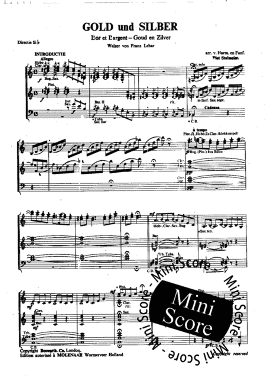 Gold Und Silber Gold Und Silber Fanfare Band scores gallery preview page 5