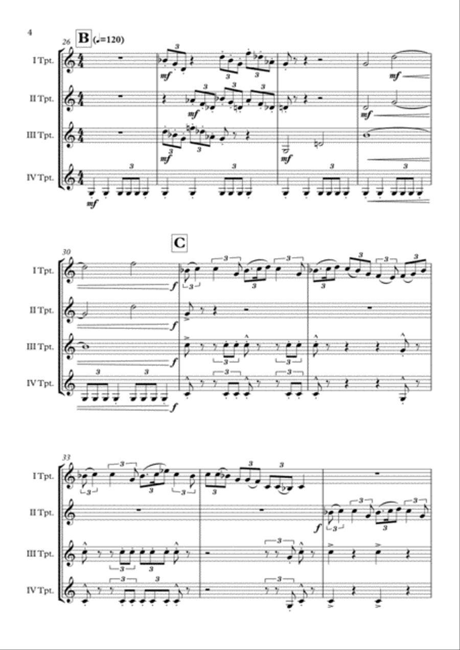 This Is Berk This Is Berk Brass Quartet scores gallery preview page 5