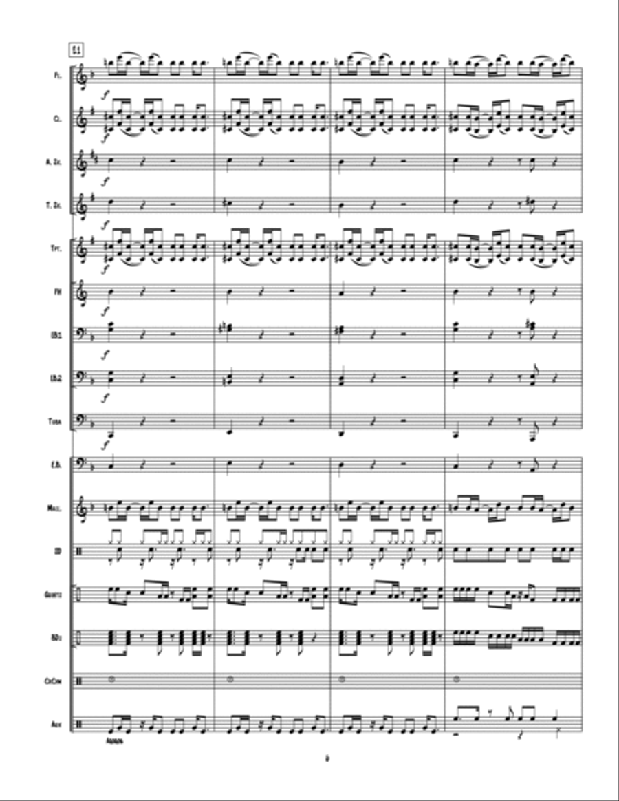 1 Thing Marching Band scores gallery preview page 6