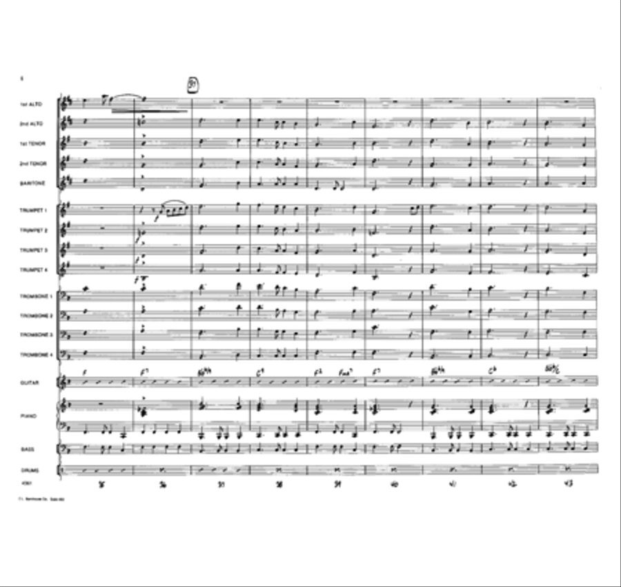 Missed You Jazz Ensemble scores gallery preview page 6