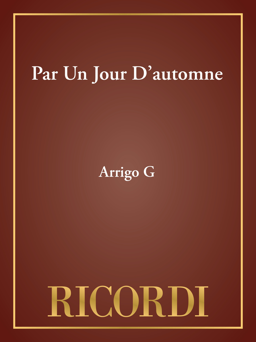 Par Un Jour D'automne