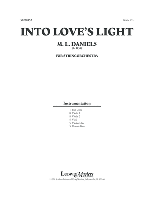 Book cover for Into Love's Light