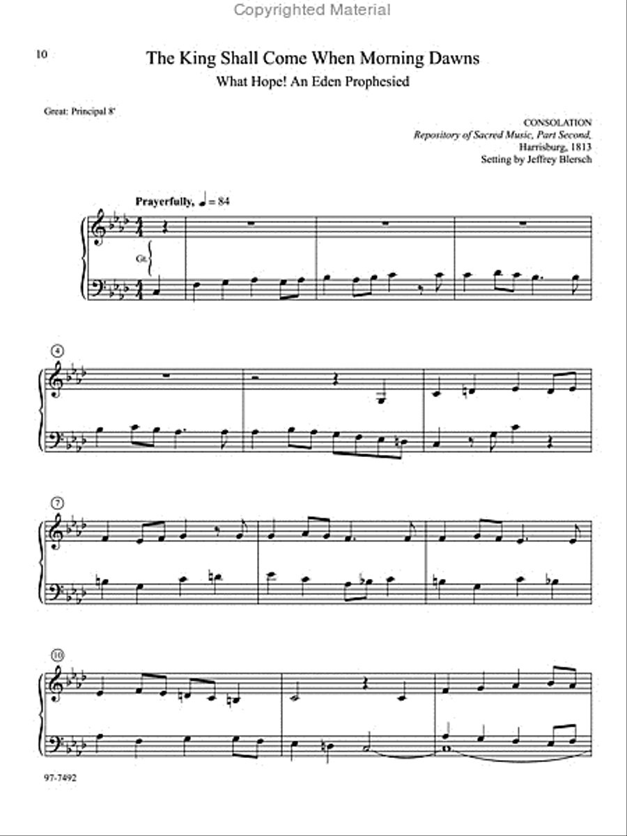 Musica Sacra: Easy Hymn Preludes for Organ, Vol. 8 Organ scores gallery preview page 4