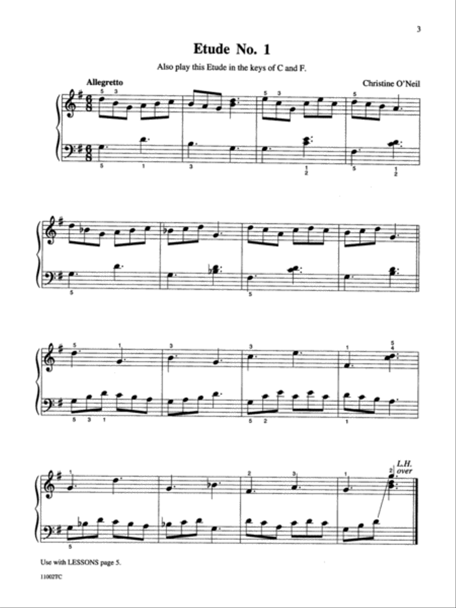 Michael Aaron Piano Course Technic Piano Method scores gallery preview page 2