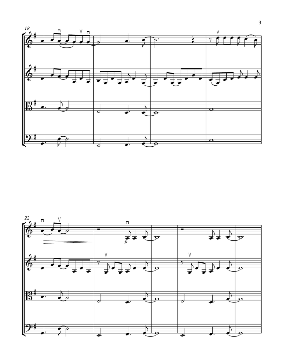Shallow String Quartet scores gallery preview page 3