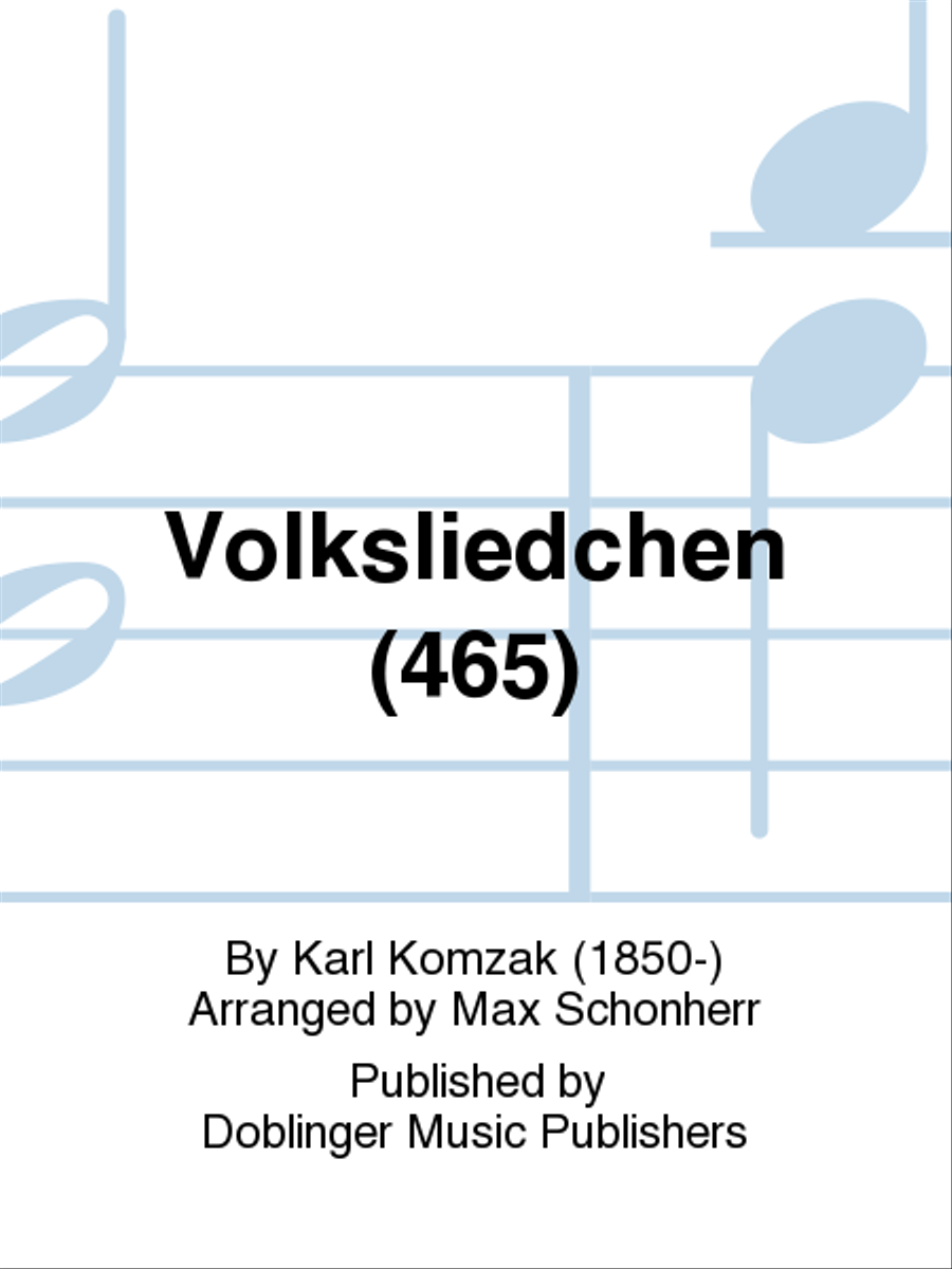 Volksliedchen (465) Volksliedchen (465) Choir scores gallery preview page 1