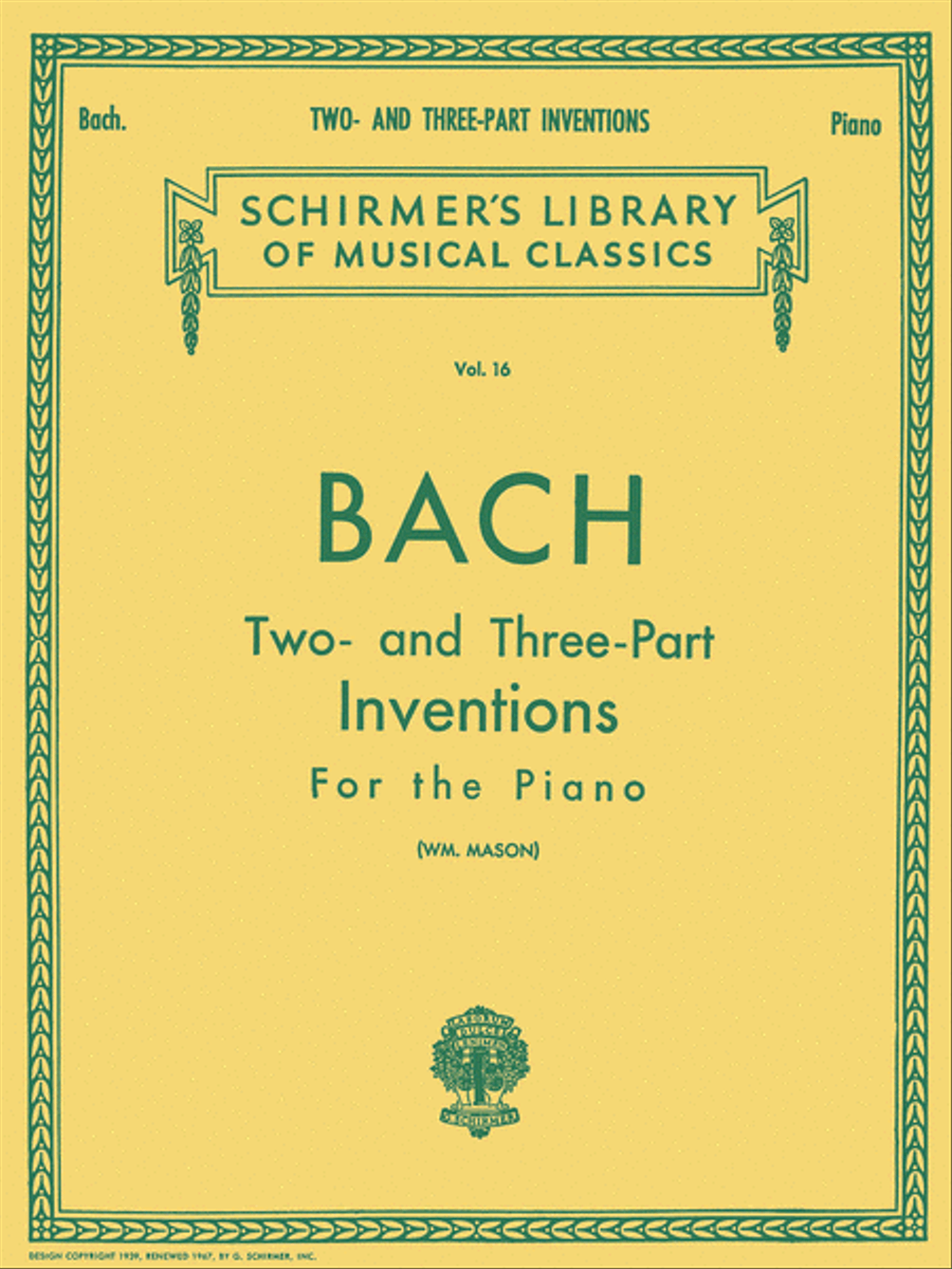 30 Two- and Three-Part Inventions Piano Solo scores gallery preview page 1
