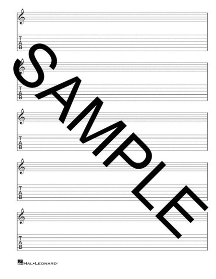 FastTrack Guitar Tab Manuscript Paper Guitar Tablature scores gallery preview page 3