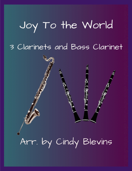 Joy To the World, for Three Clarinets and Bass Clarinet image number null