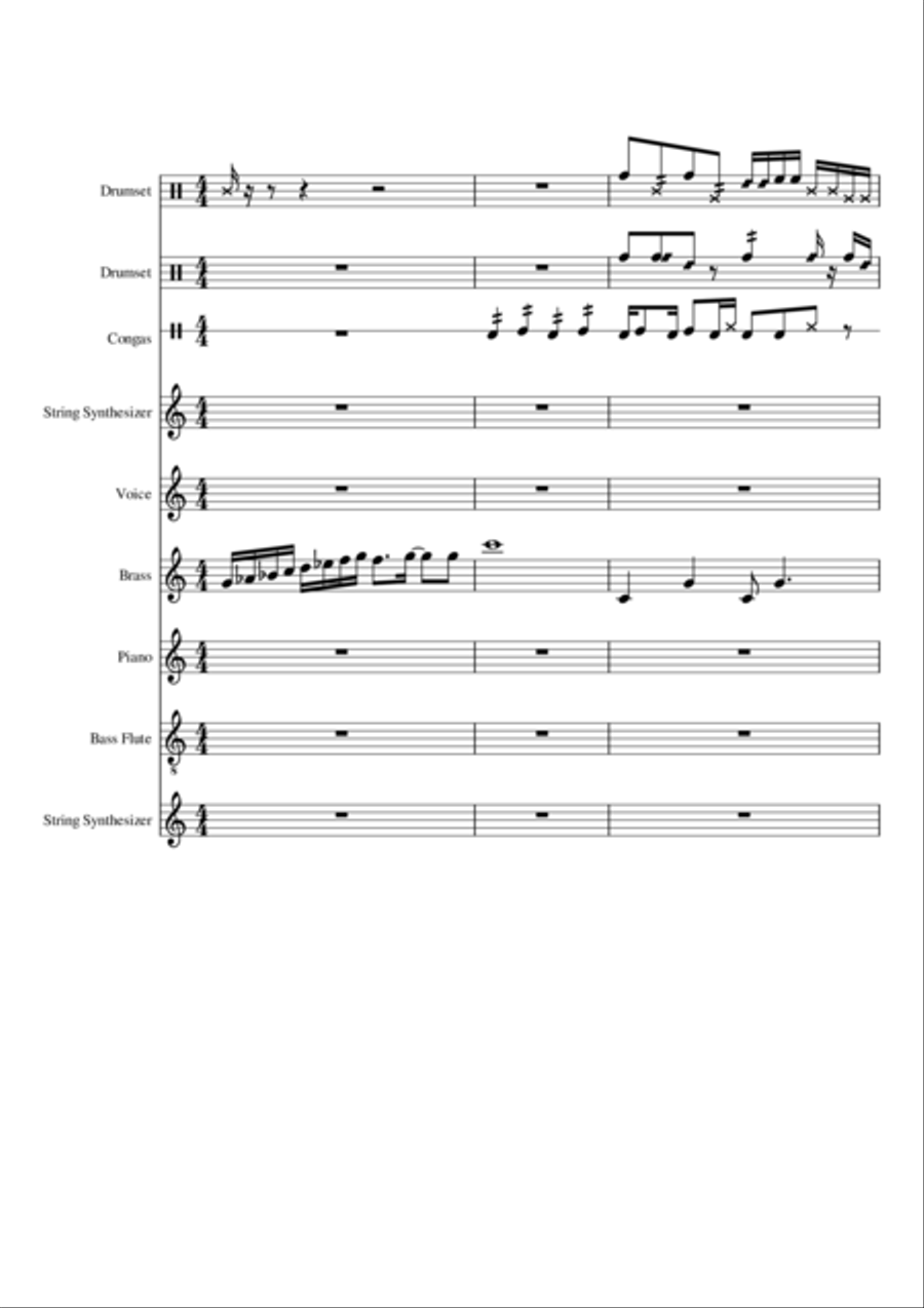 BarunFilmTrailerCastingMusic Small Ensemble scores gallery preview page 1