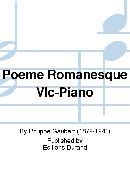 Poeme Romanesque Vlc-Piano