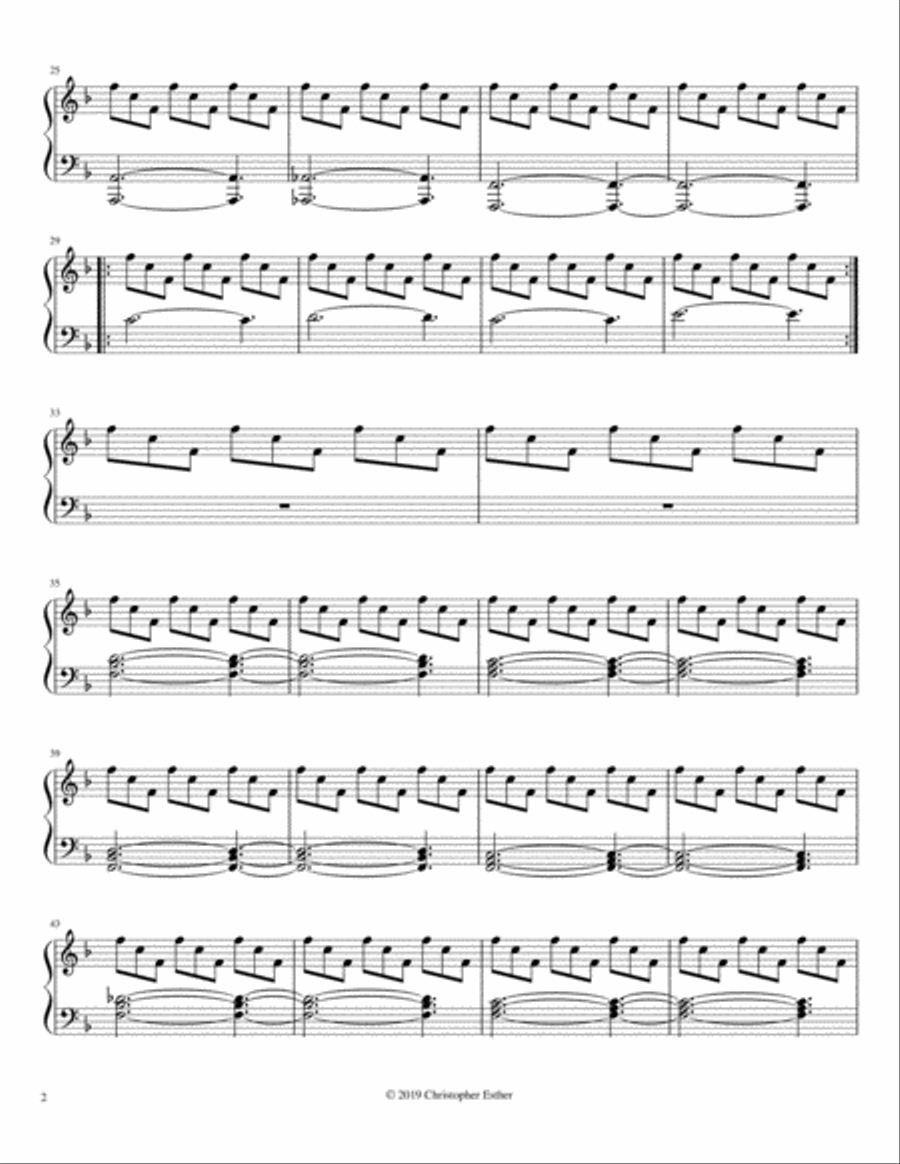 Years Piano Solo scores gallery preview page 2
