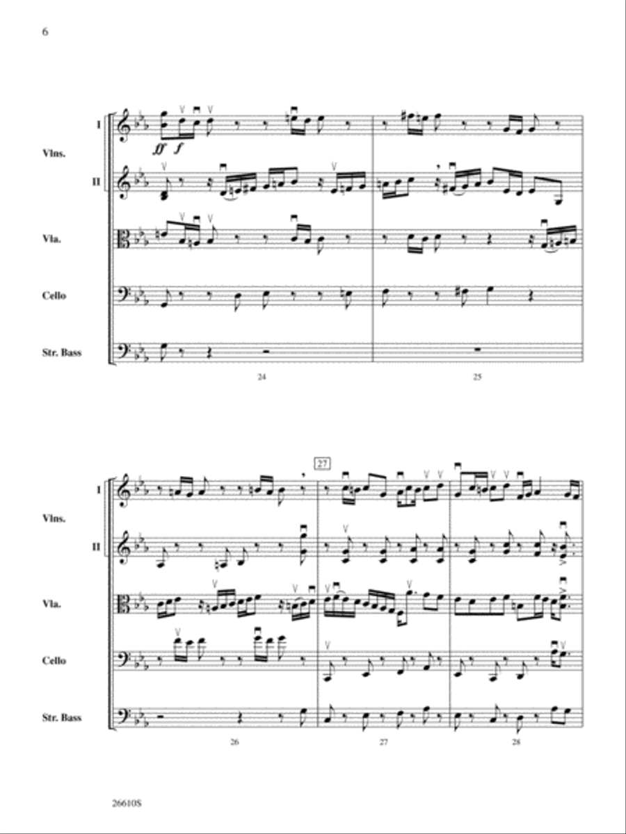 Bach's Lunch: Score String Orchestra scores gallery preview page 6