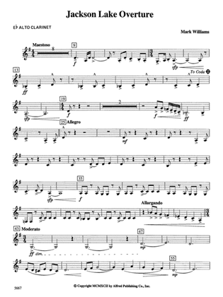 Jackson Lake Overture: E-flat Alto Clarinet