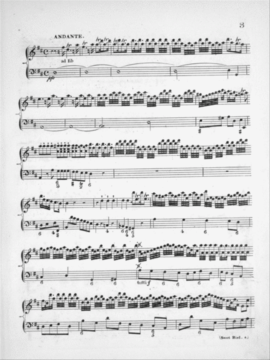 Sweet Bird That Shun'st the Noise of Folly Flute scores gallery preview page 3