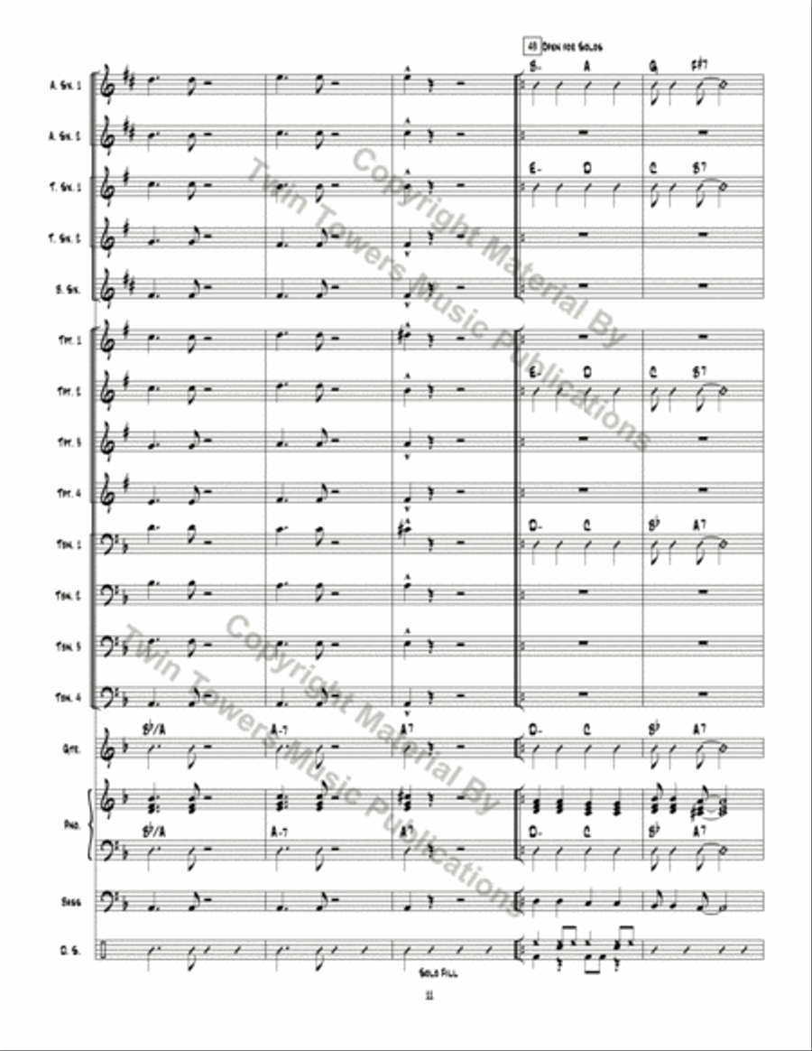 Who Shook? Who Shook? Jazz Ensemble scores gallery preview page 12