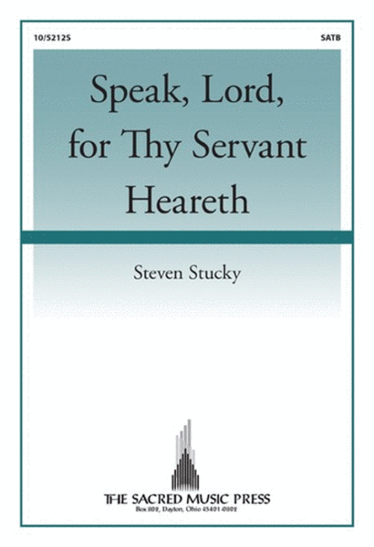 Speak, Lord, for Thy Servant Heareth image number null