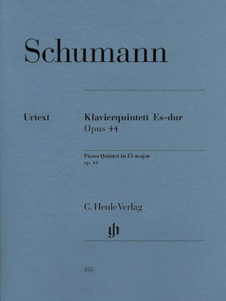 Book cover for Piano Quintet Eb Major Op. 44