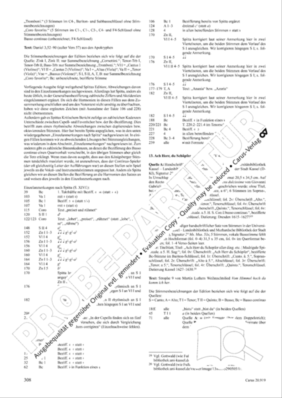 Opera varia I. Works with 1-7 parts (Complete edition, vol. 19) [Werke mit 1-7 obligaten Stimmen] Score scores gallery preview page 365