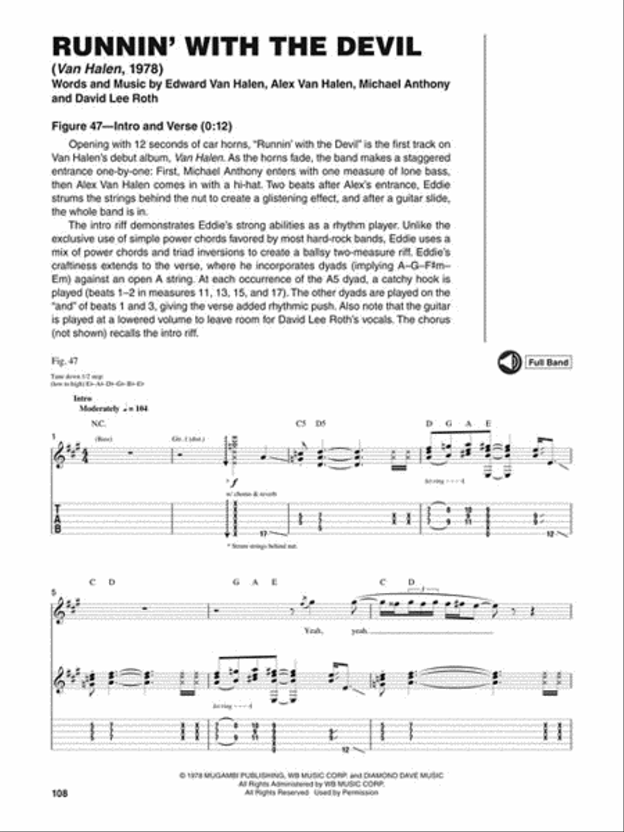 Van Halen – Signature Licks Electric Guitar scores gallery preview page 7