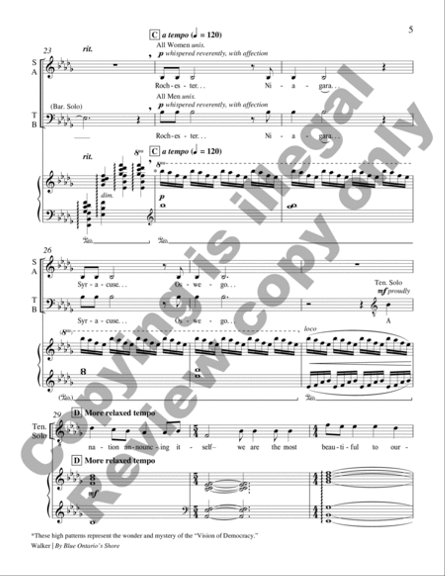 By Blue Ontario's Shore Divisi scores gallery preview page 5