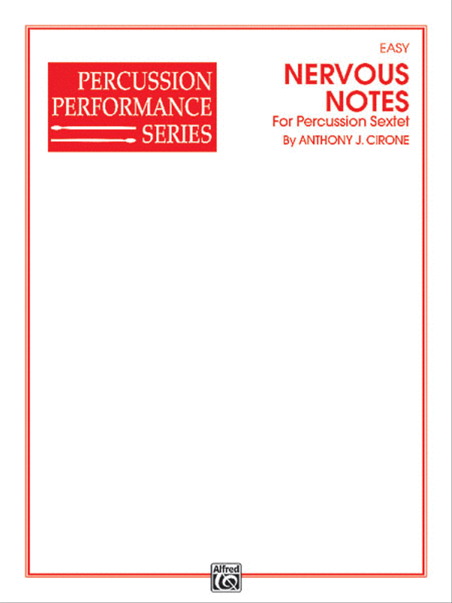 Nervous Notes Percussion Ensemble scores gallery preview page 1