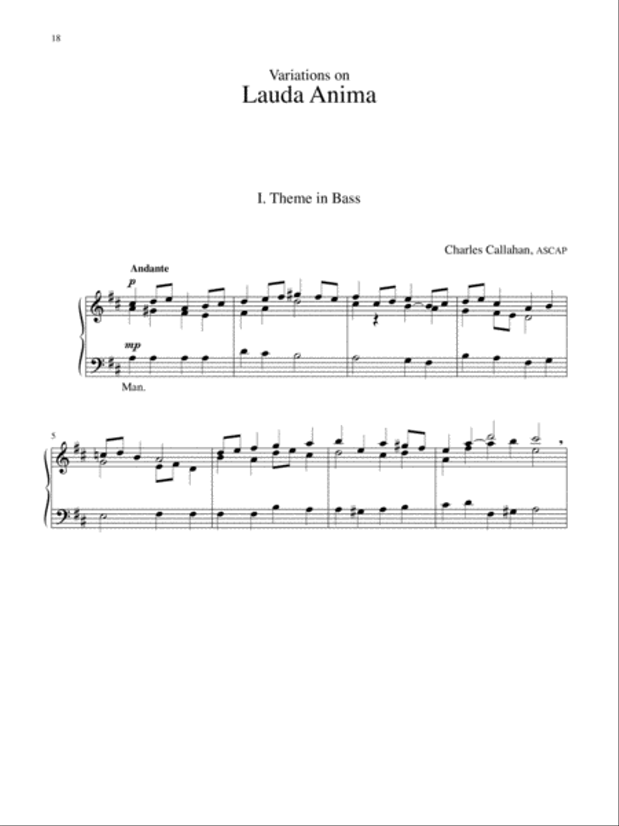 Six Preludes on English Hymn Tunes for Organ Solo image number null