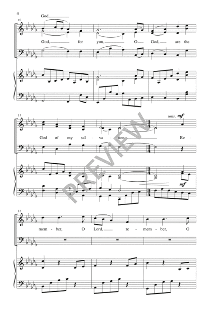 Lead Me, Lord 3-Part scores gallery preview page 3