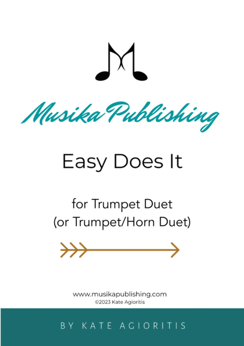 Easy Does It - Jazz Duet for 2 Trumpets (or Trumpet and Horn) image number null